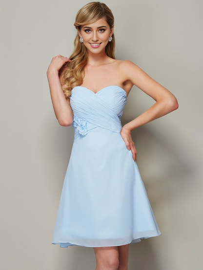 Chiffon Sleeveless Party Dress - QIAIWAN Dress