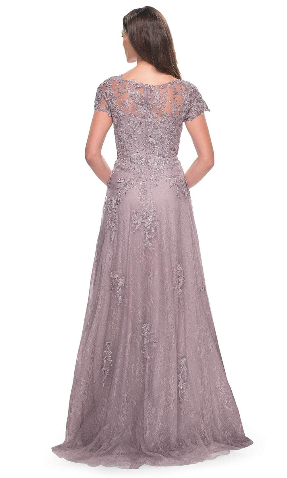 V-Neck A-Line Formal Dress Lace Long Mother of the Bride Dresse