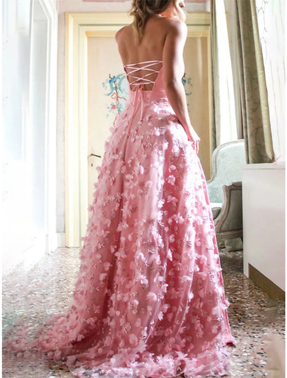 Women's Black Dress Prom Dress Party Dress Long Dress Maxi Dress Black Pink Red Sleeveless Pure Color Drawstring Fall Winter Autumn Strapless Red Valentines Dress Winter Dress Valentine's Day Wedding